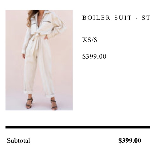 Posse Cream Jumpsuit - Picture 3 of 4